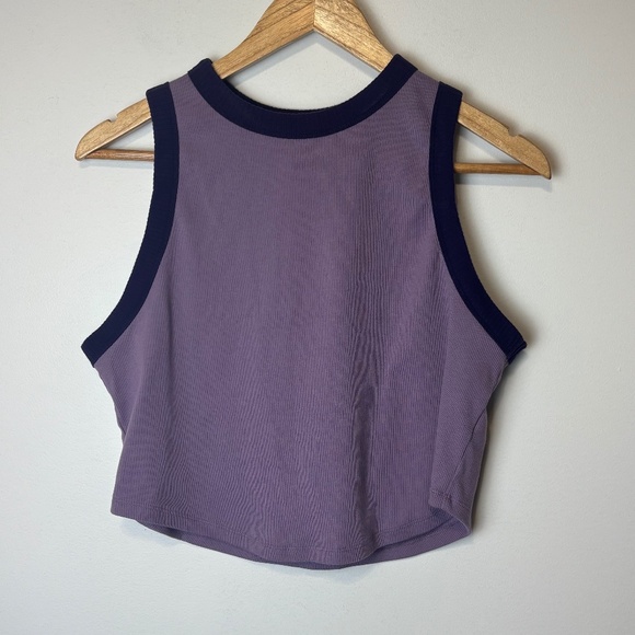 Wild Fable Purple Cropped Tank Top Athletic - Picture 1 of 4